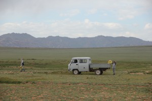 Ramassage de déchets dans le Petit Gobi